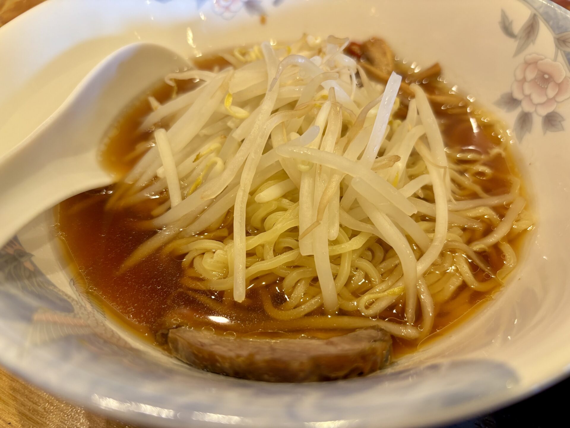 ラーメンのアップ