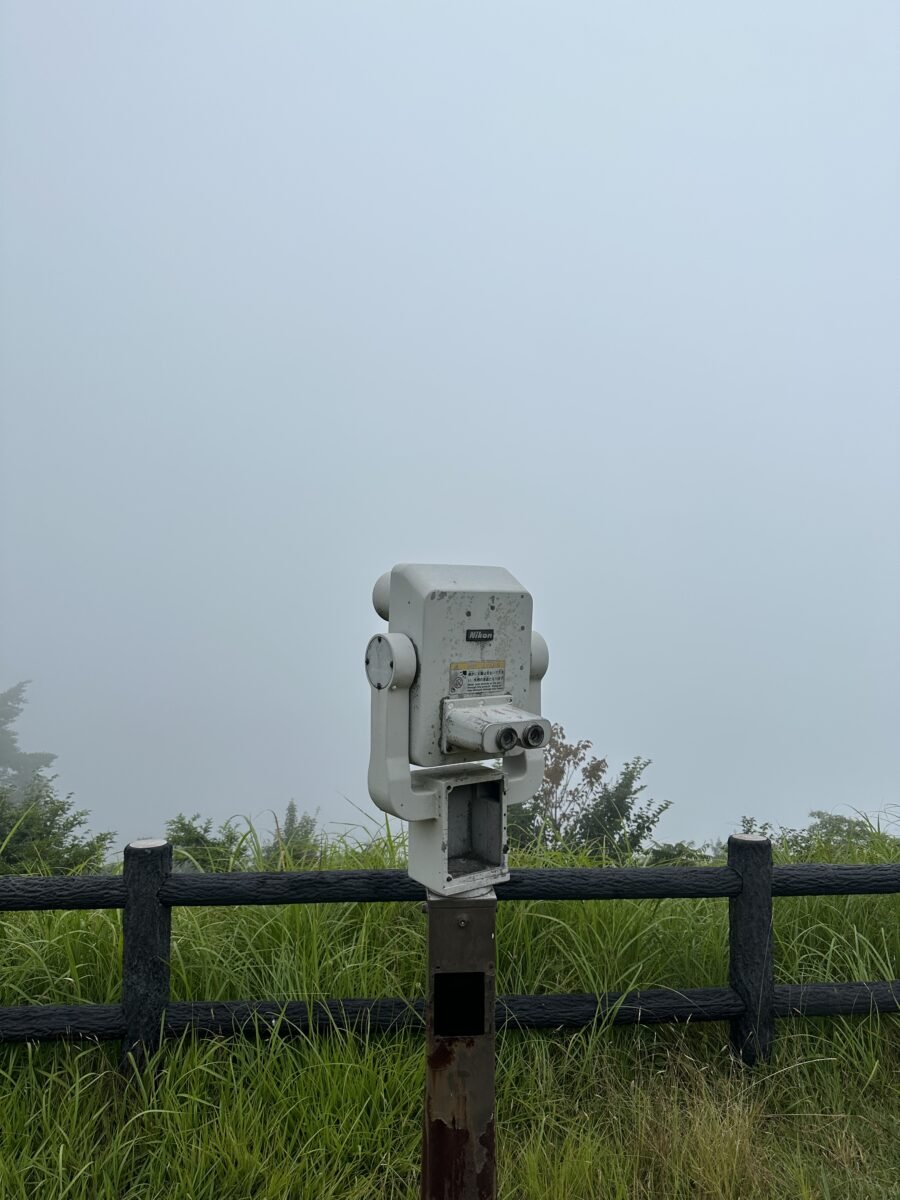 故障中の双眼鏡