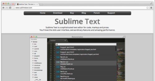 人気のテキストエディタ [ Sublime Text ] を試してみた。