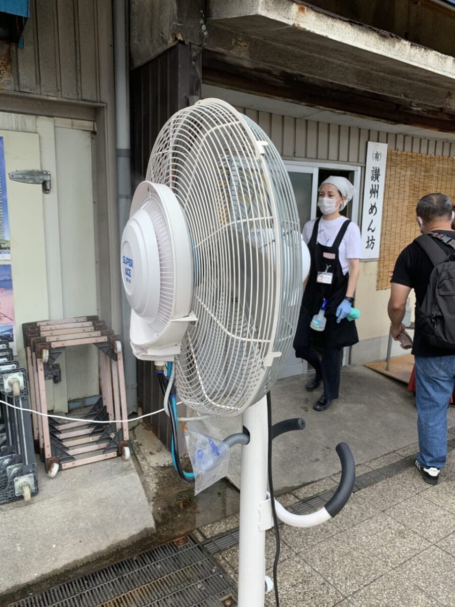 ミスト扇風機