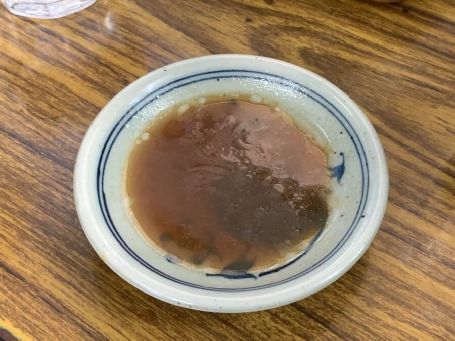 味付け肉のアップ