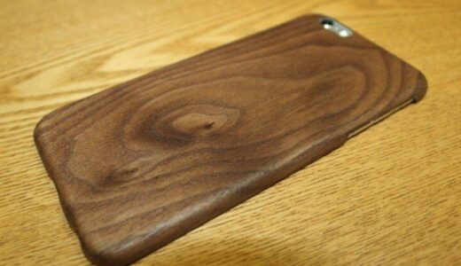 木の手触りが良い！ iPhone 6 Plus のケースを PITAKA® 黒くるみ天然木ケースに変えてみました！
