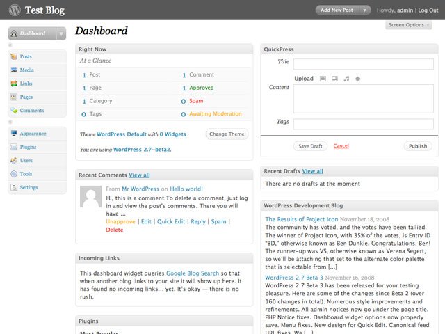 Dashboard