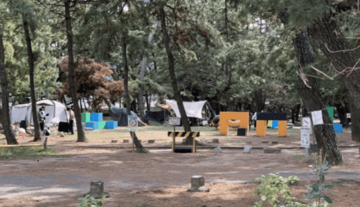 香川県観音寺市豊浜町の『一の宮公園内キャンプ場』を見てきました