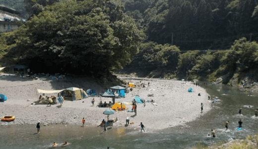 【四国一の清流】高松から1時間！徳島県「穴吹川（二又の瀬）」で透明度バツグンの川遊び＆飛び込みに挑戦してきた！