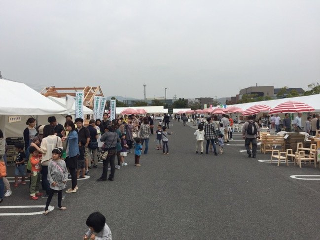 屋外会場の雰囲気
