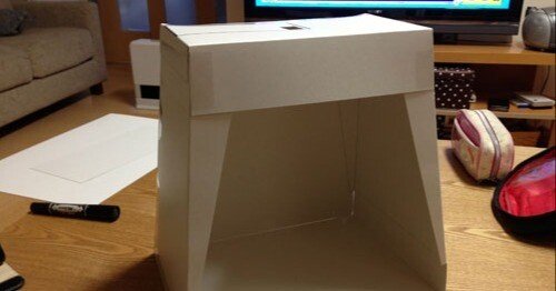 iPhone で、A4 書類をカメラで撮影する装置 [ Scanbox ] を自作してみた