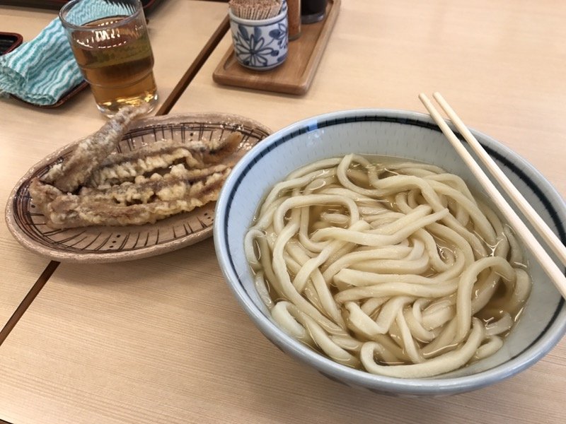あつあつ大とゲソ天