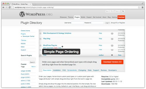 simple-page-ordering