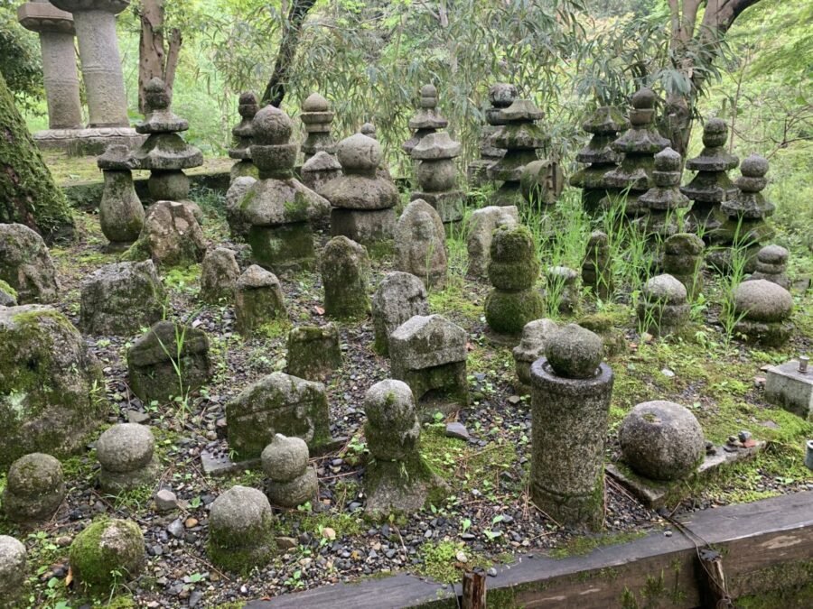立ち並ぶ石碑群