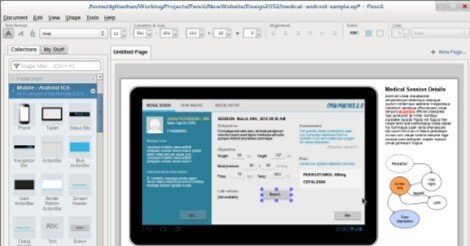 ワイヤーフレームを描く時は、[ Pencil Project ] が便利！