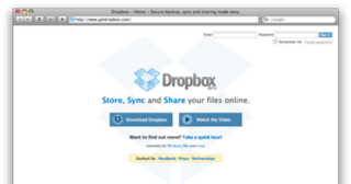 Dropbox - サーバ経由でローカルマシンのファイルを同期するウェブサービス