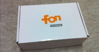 ソフトバンクでもらった FON ルーターを設置してみた