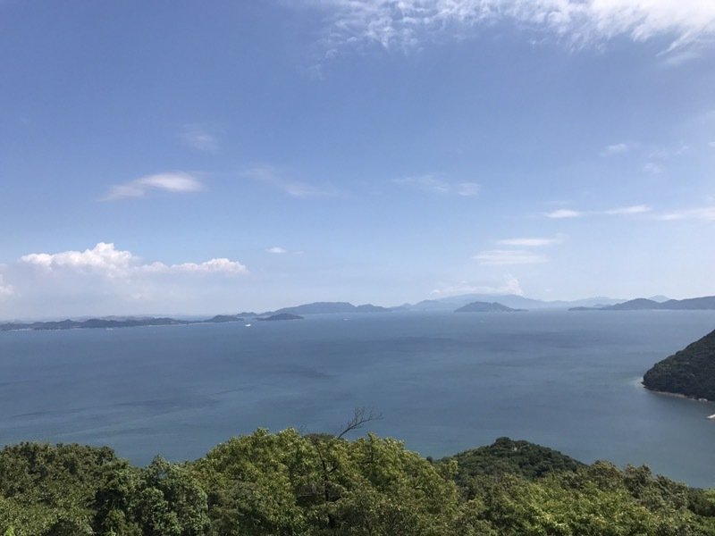屋上からの風景（北側・岡山方面）