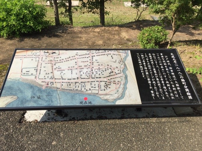 文政元年の脇町分間絵図
