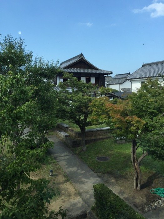2階の窓からの景観