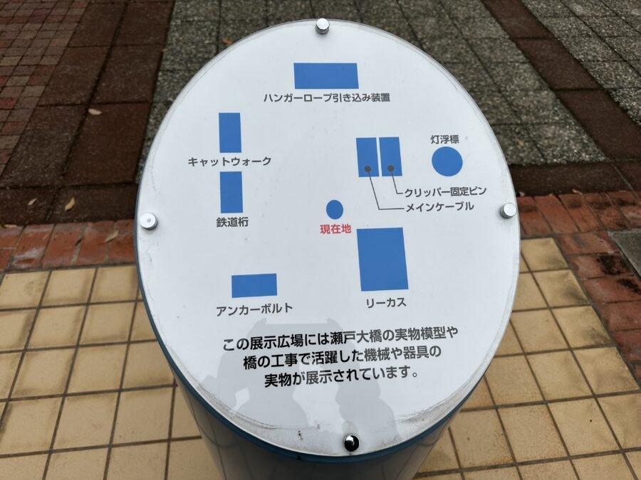 展示広場の全体配置図
