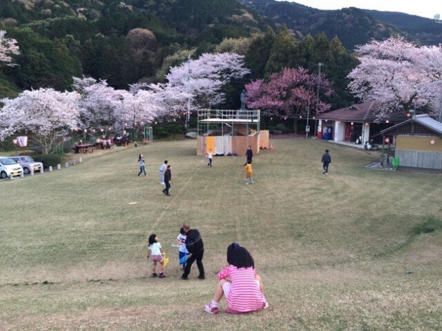斜面でのソリ滑りエリア