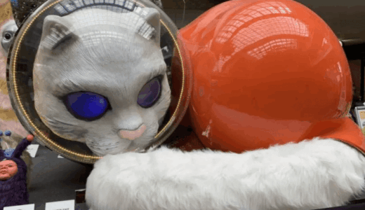 宇宙服を着た巨大ネコやモフモフの作品に癒やされる？！香川県高松市の丸亀町グリーンでアート作品を堪能ッ！！！