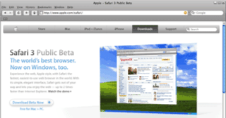 Safari 3 Public Beta for Windows